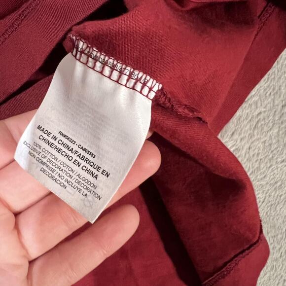 Cleveland Cavaliers Shirt Mens Large Red NBA Basketball Long Sleeve Nike Cotton - Picture 6 of 9